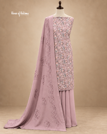 Alpine 3-Piece Floral Printed & Doriwork Embroidered Unstitched Suit