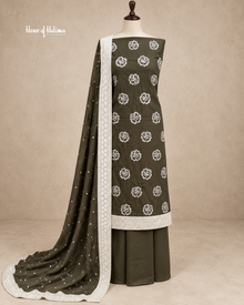 Alpine 3-Piece Floral Embroidered Unstitched Suit