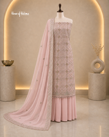 Embellished Georgette 4 Piece Asian Occasionwear Suit