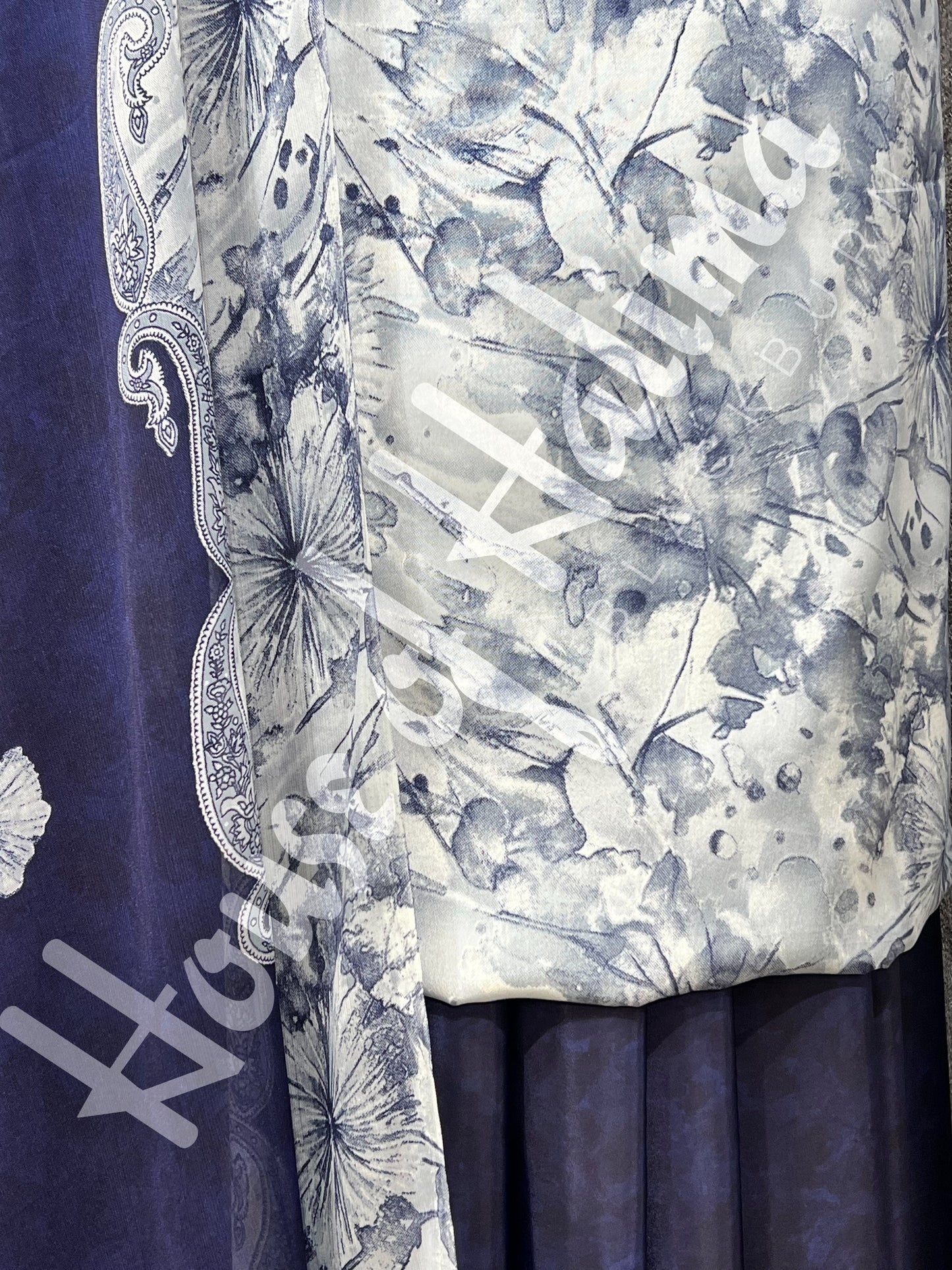 Premium quality french crepe print 3pcs