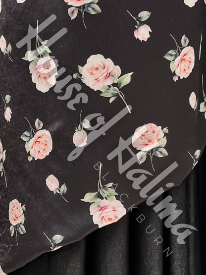 Armani touch satin print 2pcs