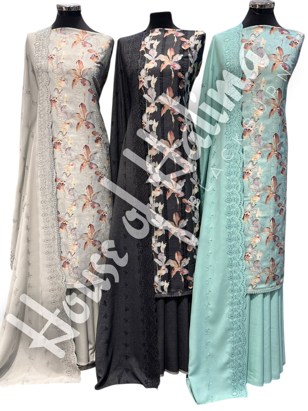 Embroidered alpines 3pcs