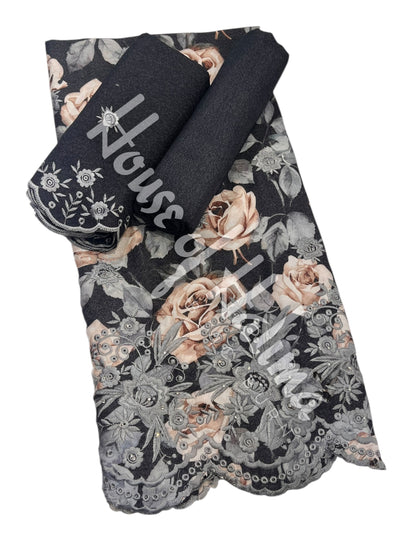 Embroidered alpines 3pcs