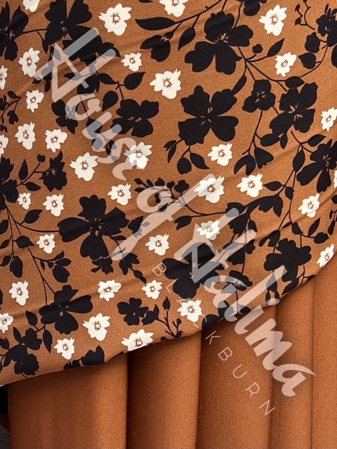 Moss crepe print 2pcs