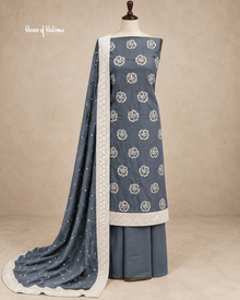Alpine 3-Piece Floral Embroidered Unstitched Suit