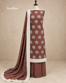 Alpine 3-Piece Floral Embroidered Unstitched Suit