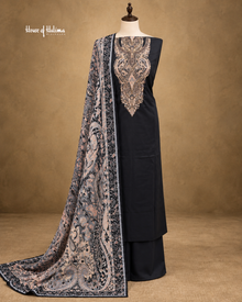Alpine 3-Piece Resham Embroidered Unstitched Suit
