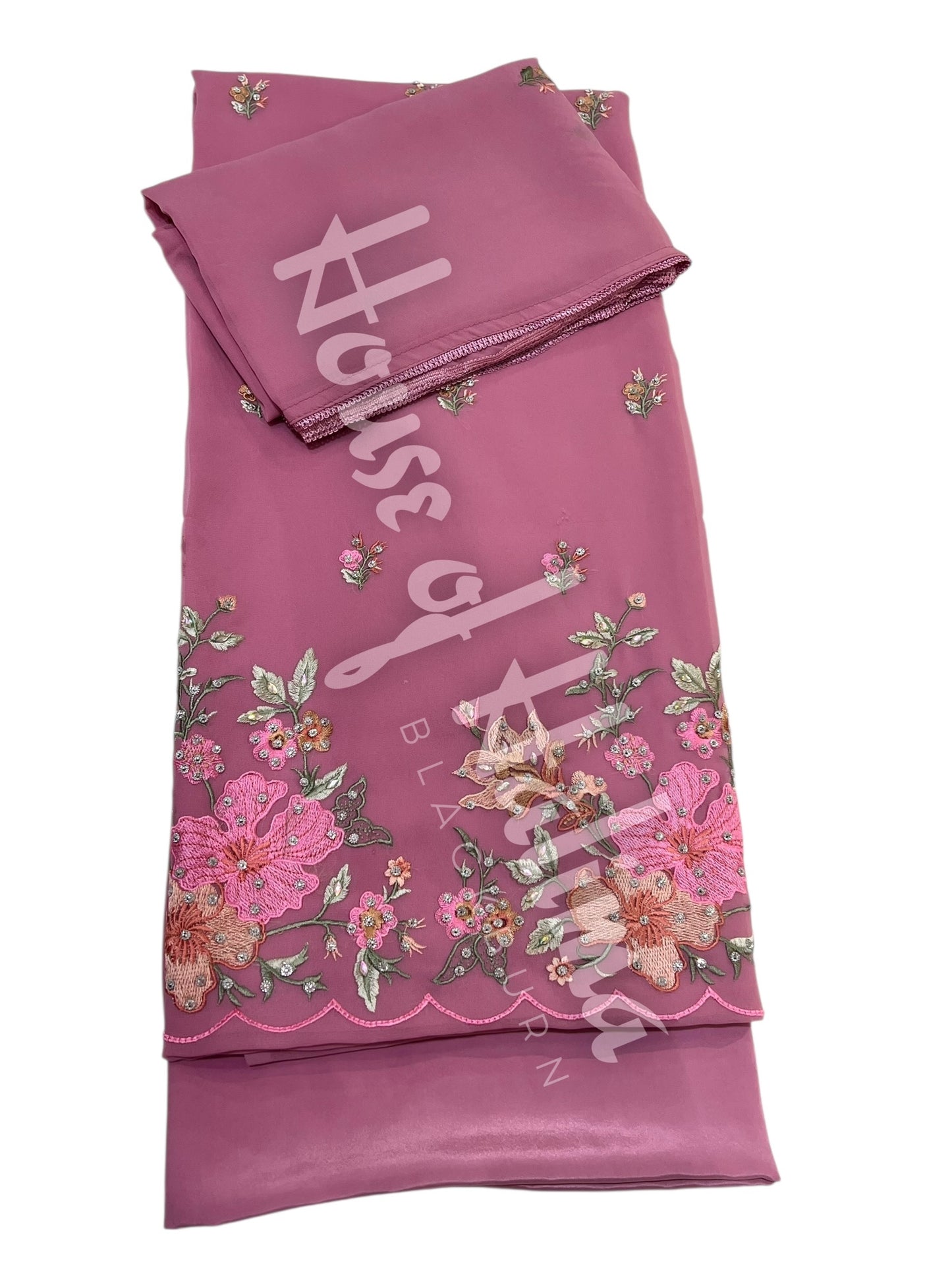 Embroidered georgettes 4pcs (9967)