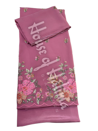 Embroidered georgettes 4pcs (9967)