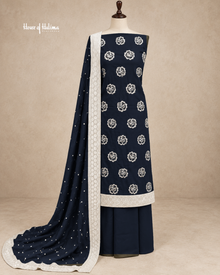 Alpine 3-Piece Floral Embroidered Unstitched Suit