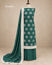 Alpine 3-Piece Floral Embroidered Unstitched Suit