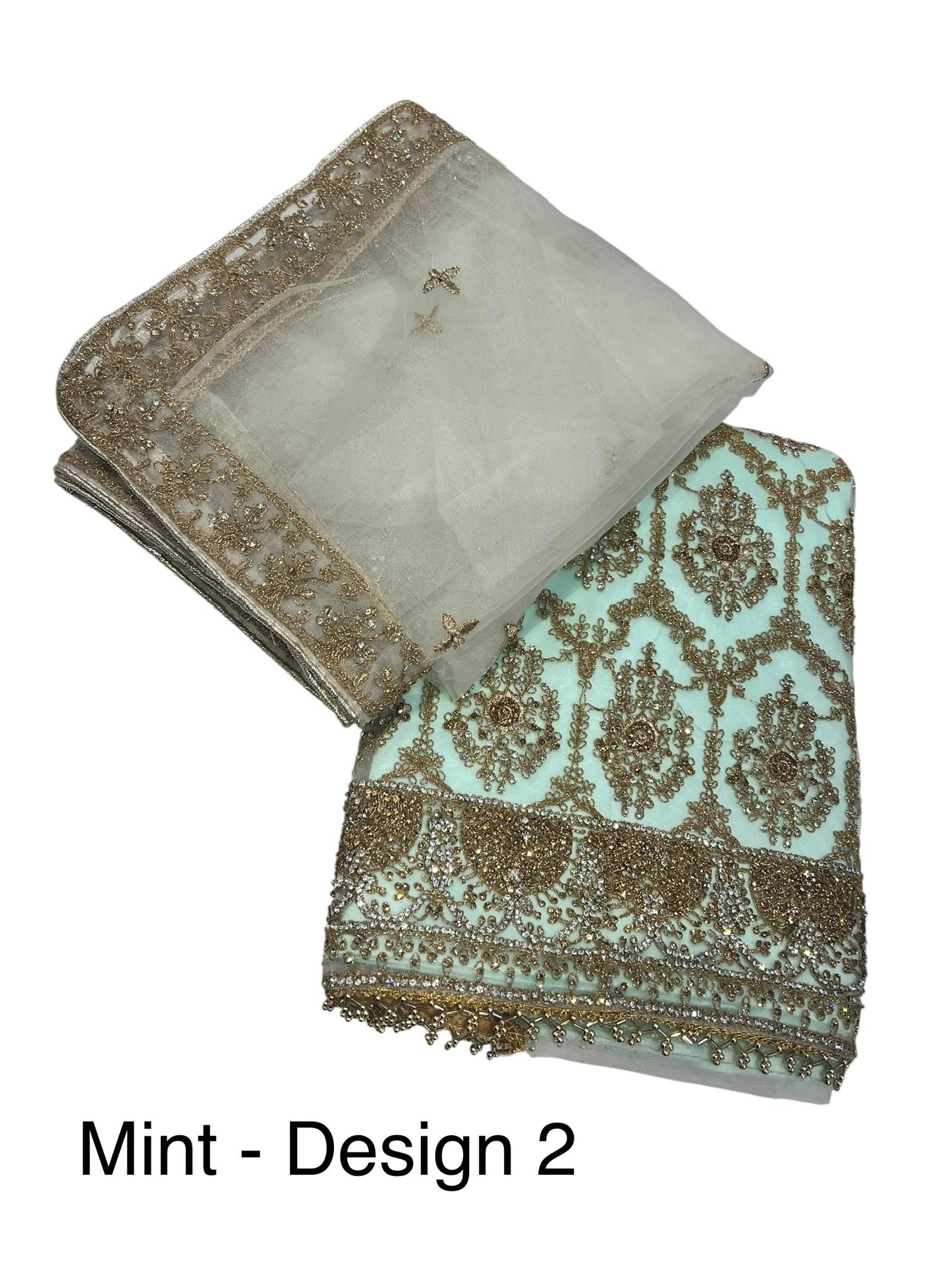 Partywear fancy net 4pcs