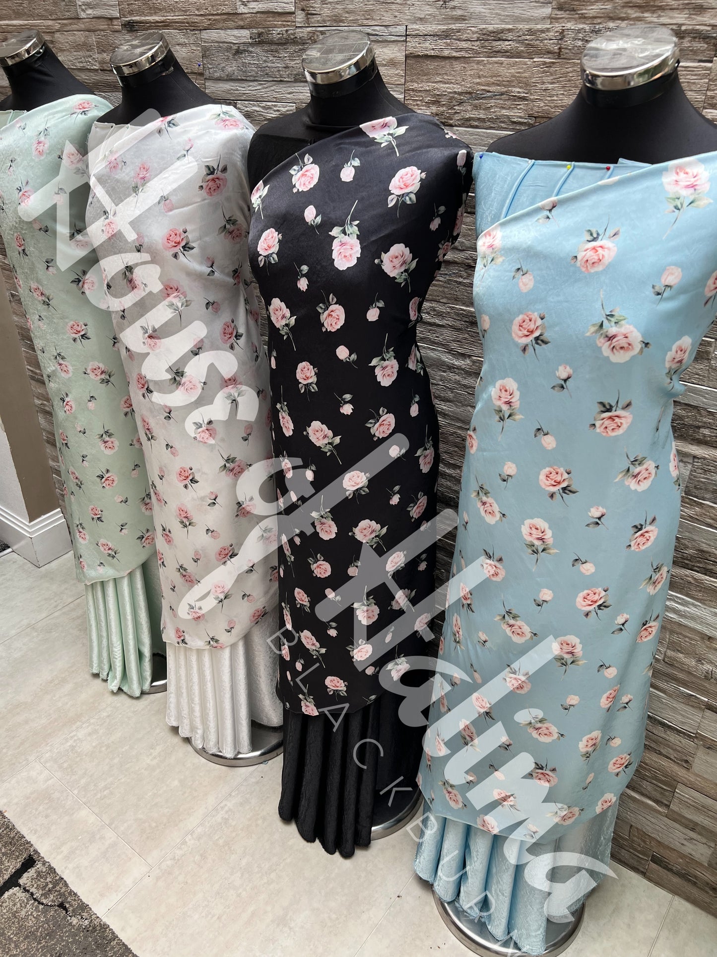 Armani touch satin print 2pcs
