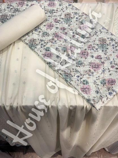 Chikankari pastel alpines 3pcs (D.123)