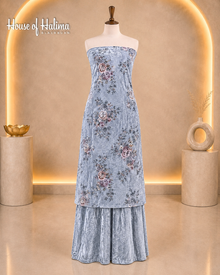 Crush velvet print 2 pieces