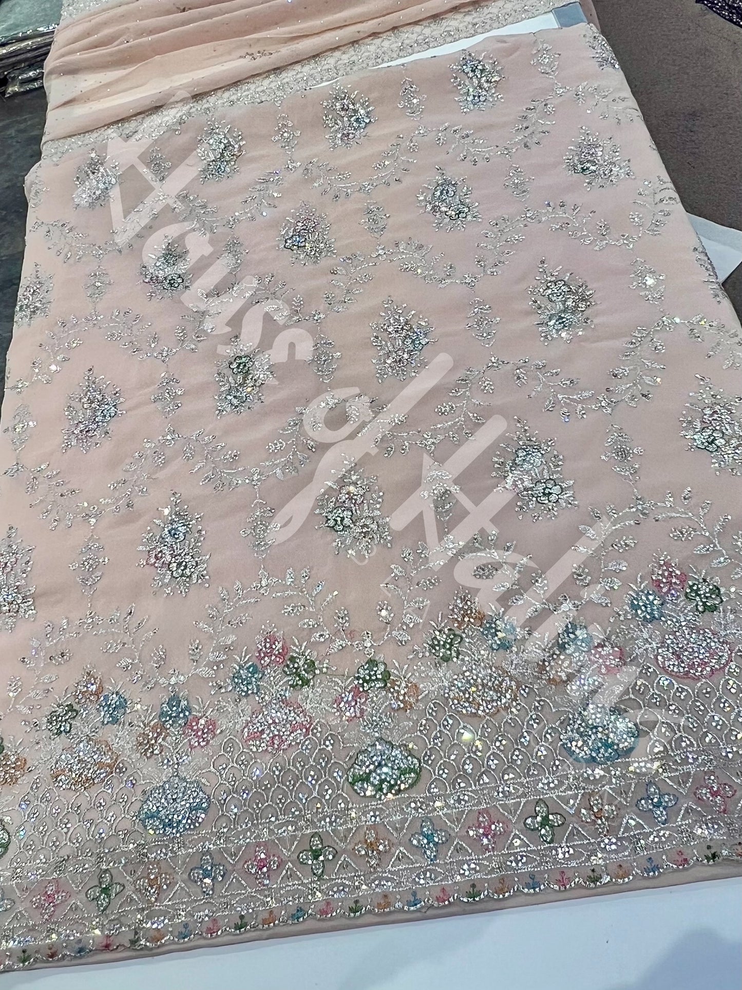 Partywear georgettes 4pcs