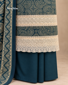 Paisley Embroidered 3-Piece Unstitched Suit