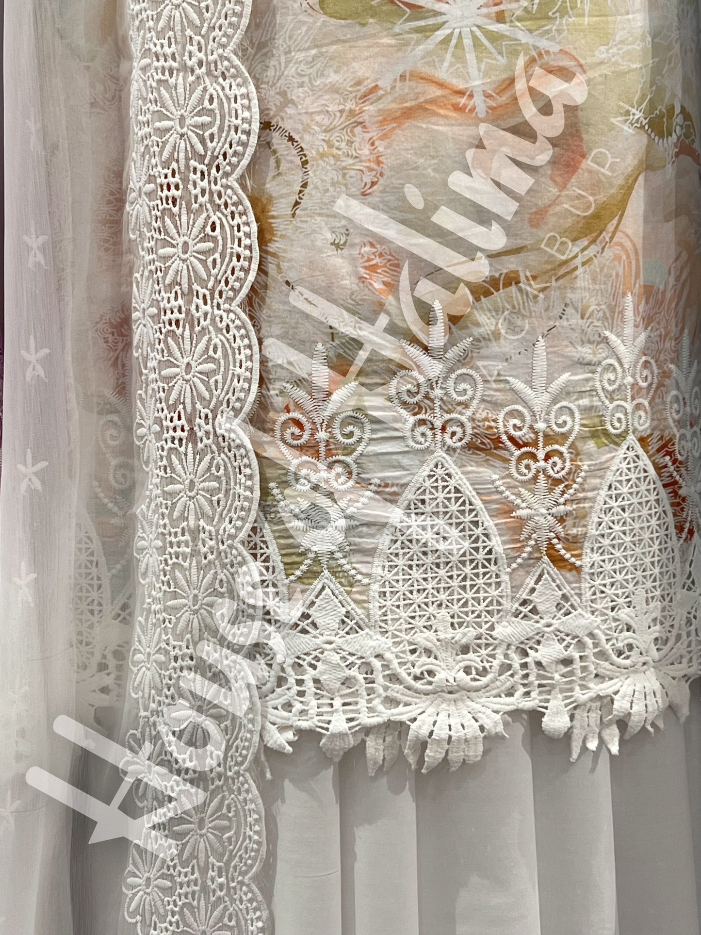 Cutwork cottons 3pcs