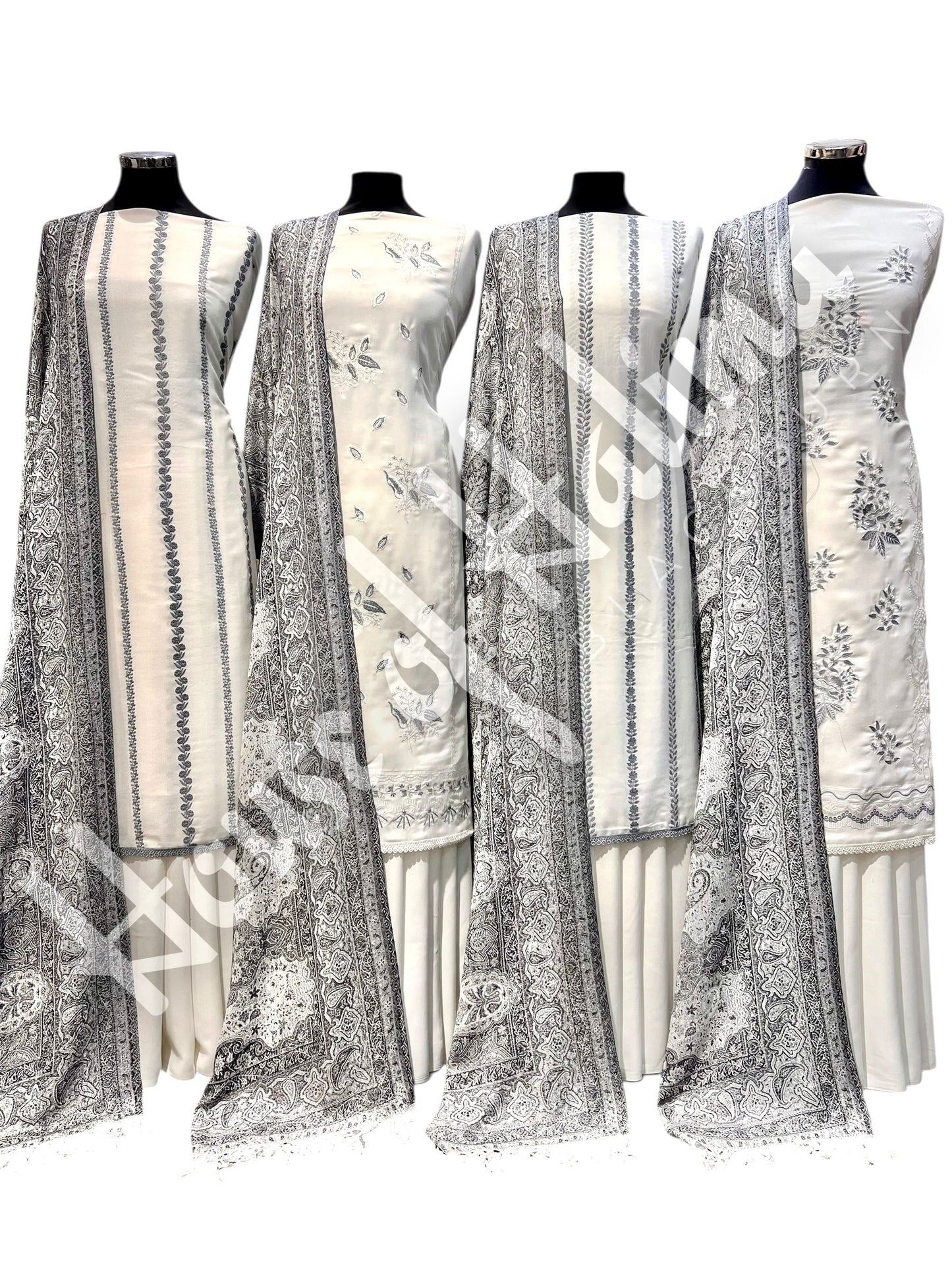 Embroidered alpines 3pcs