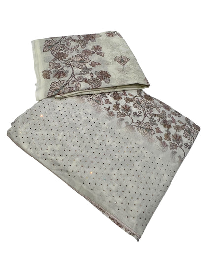 Printed cotton lawn 3pcs