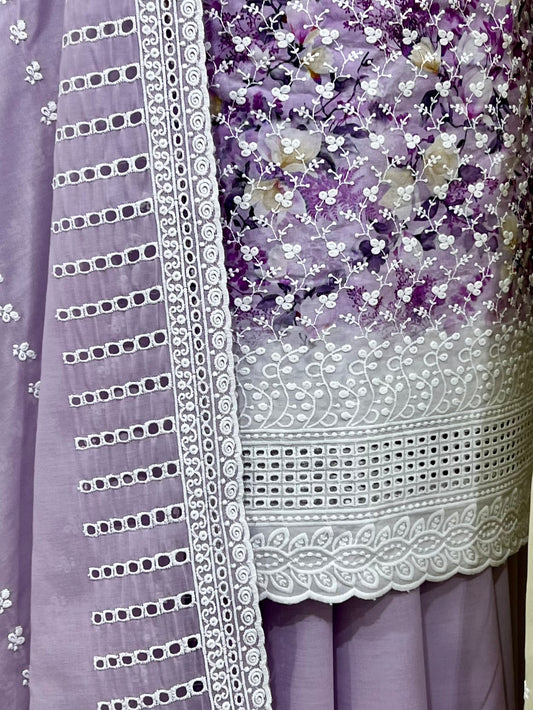 Embroidered cottons 3pcs