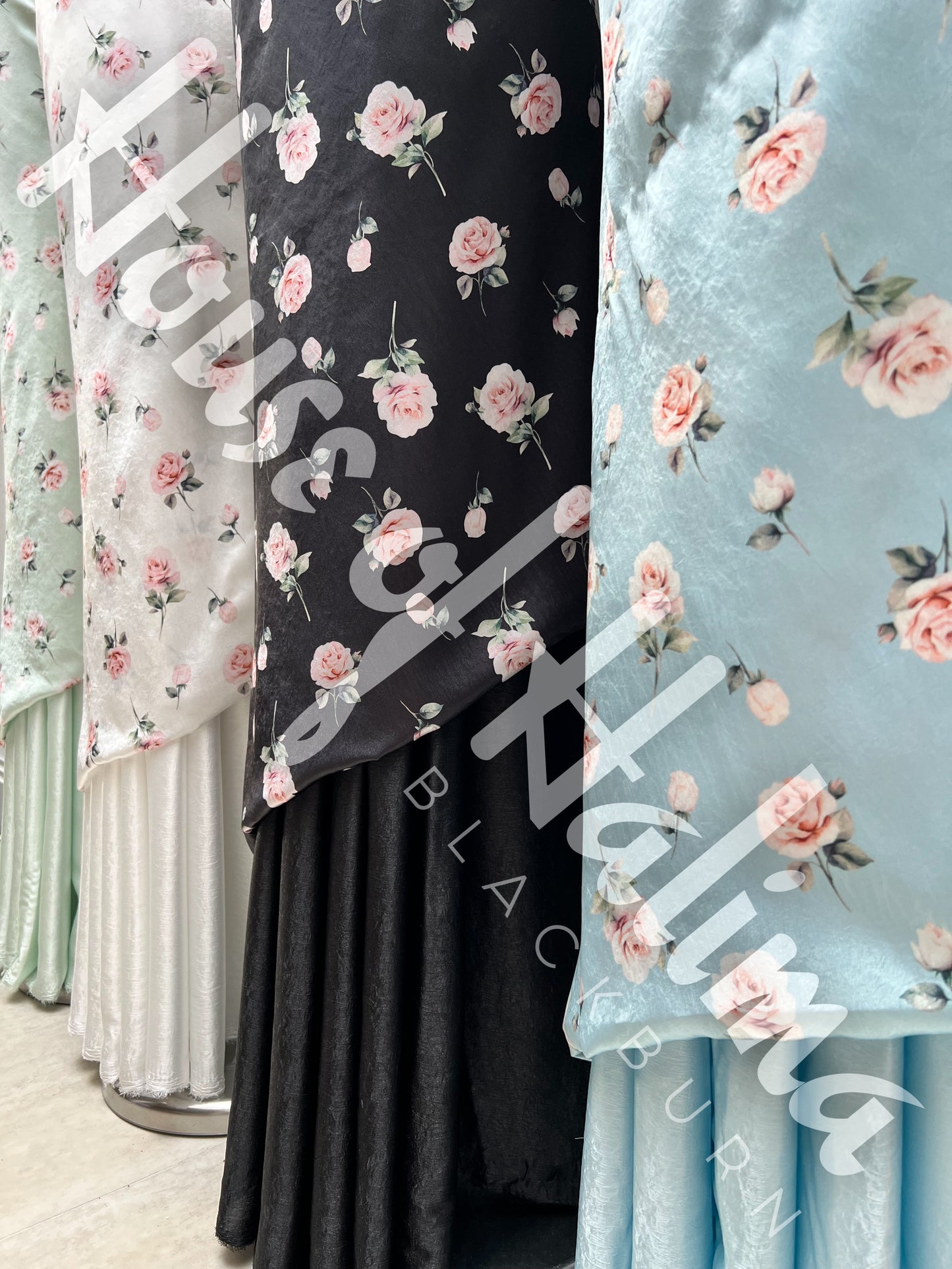 Armani touch satin print 2pcs