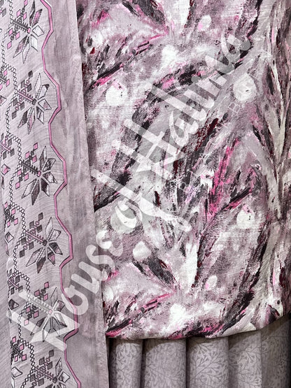 Premium quality french crepe print 3pcs
