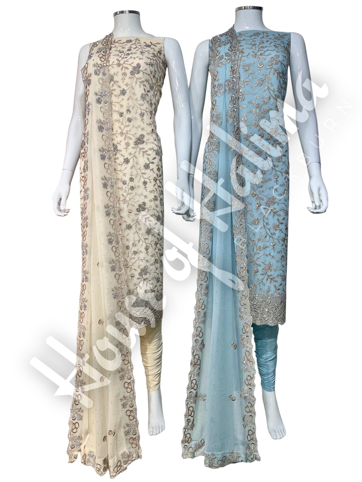 Partywear georgettes 4pcs