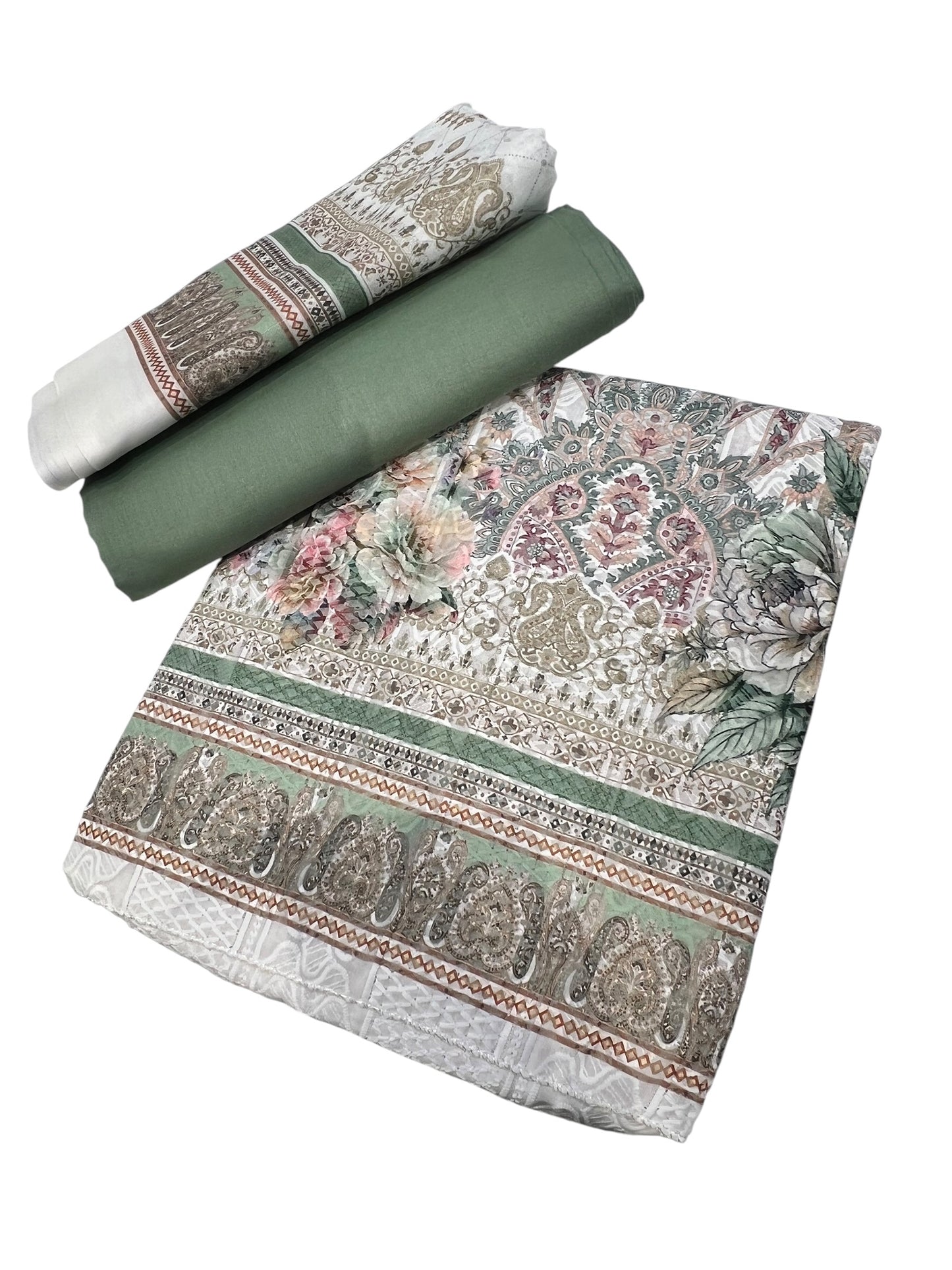 Chikankari cottons 3pcs