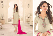 Vishal Plachi Broshia 4 Piece Suit with Embroidered Sleeves and Chiffon Dupatta