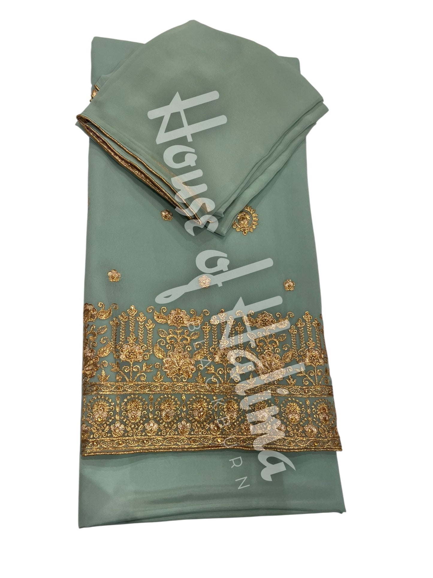 Embroidered georgettes 4pcs (5448)
