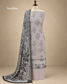 Alpine 3-Piece Monochrome Embroidered Unstitched Suit