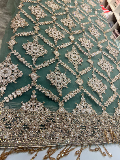 Partywear fancy net 4pcs