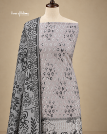 Alpine 3-Piece Monochrome Embroidered Unstitched Suit