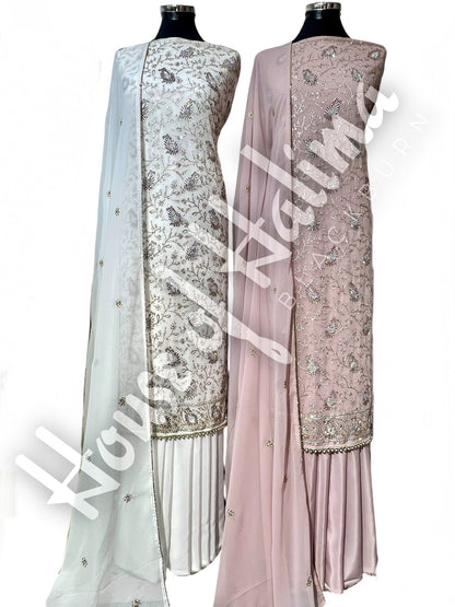 Partywear georgettes 4pcs