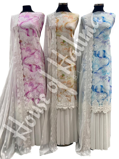 Cutwork cottons 3pcs