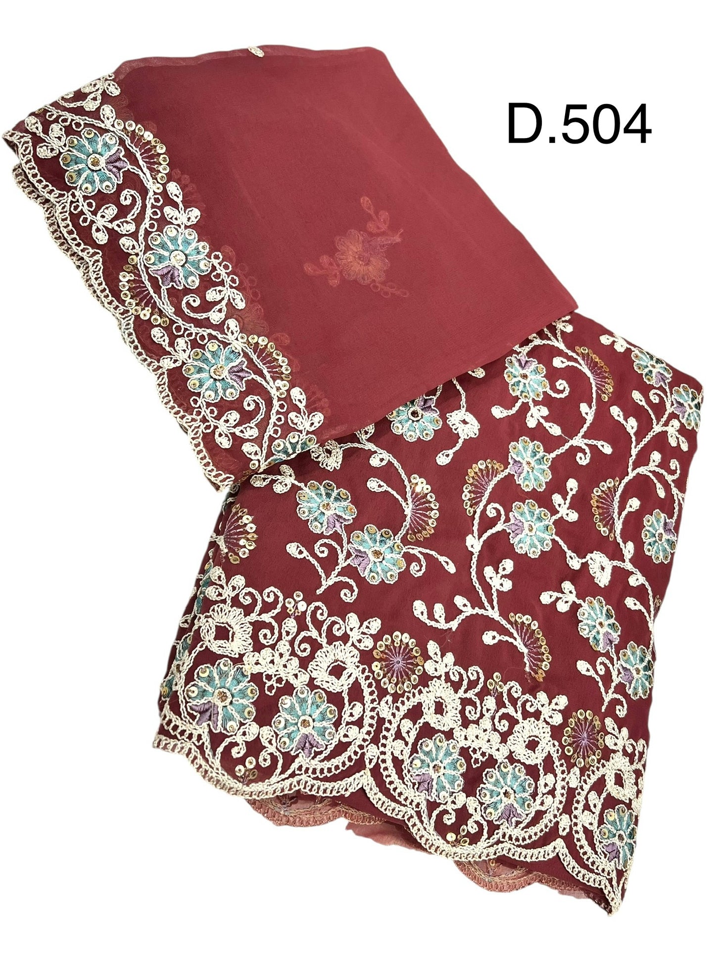 Partywear georgettes 4pcs