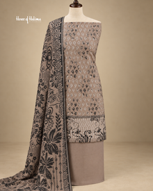 Alpine 3-Piece Monochrome Embroidered Unstitched Suit