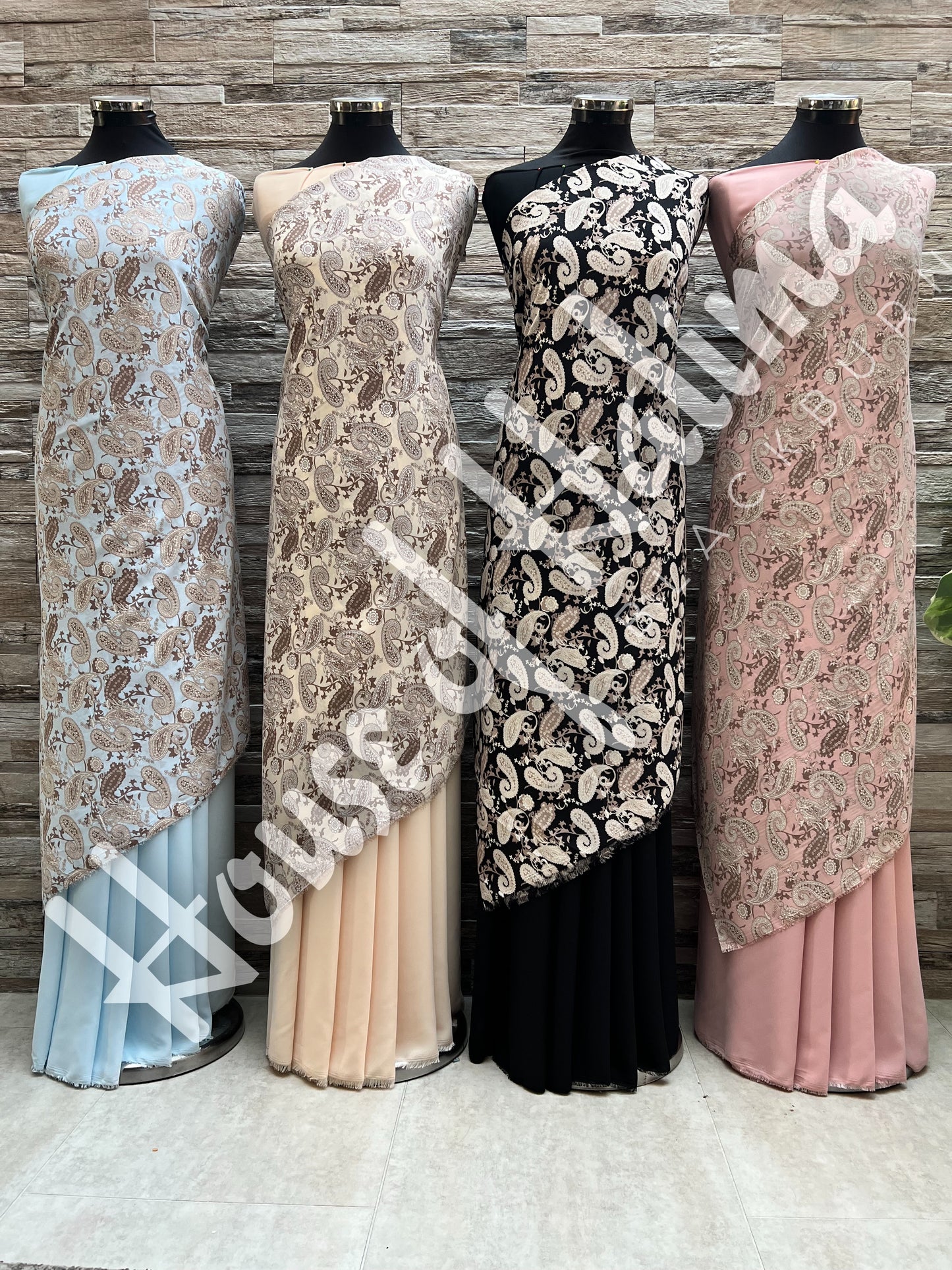Indonesian georgette print 2pcs