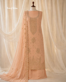 Embroidered Georgette 4 Piece Asian Occasionwear Suit