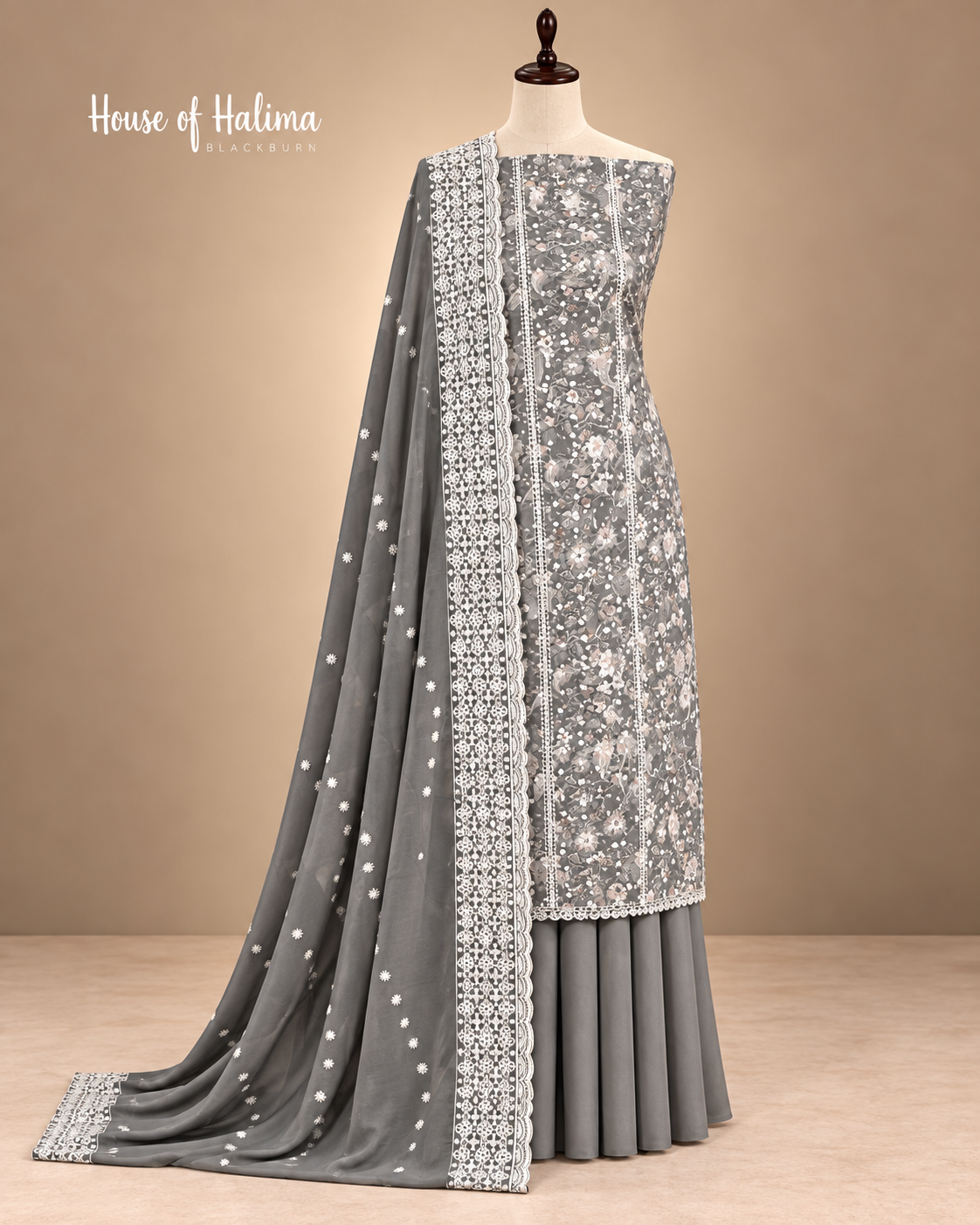 Embroidered cottons 3pcs
