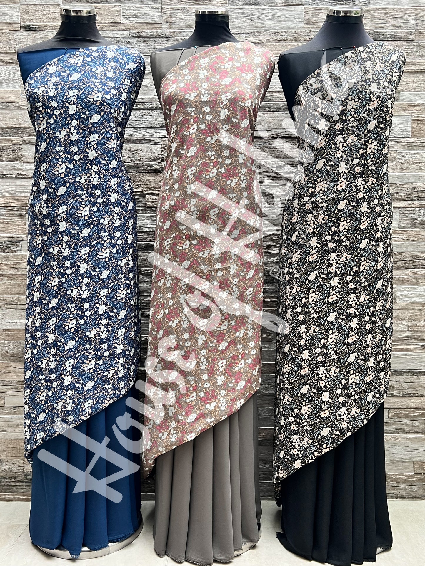 Indonesian georgette print 2pcs