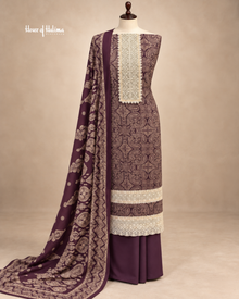 Paisley Embroidered 3-Piece Unstitched Suit