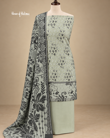 Alpine 3-Piece Monochrome Embroidered Unstitched Suit