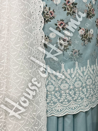 Chikankari cottons 3pcs