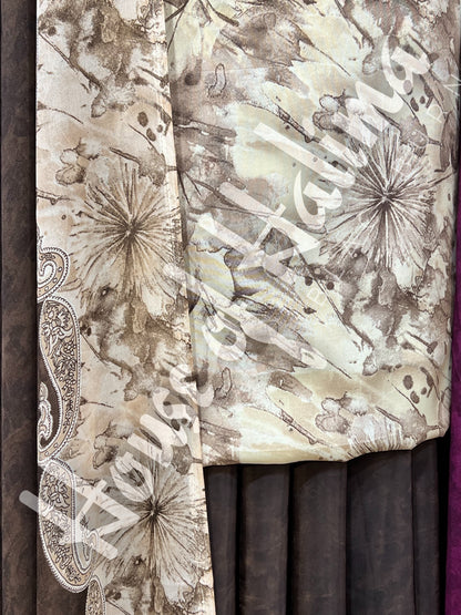 Premium quality french crepe print 3pcs