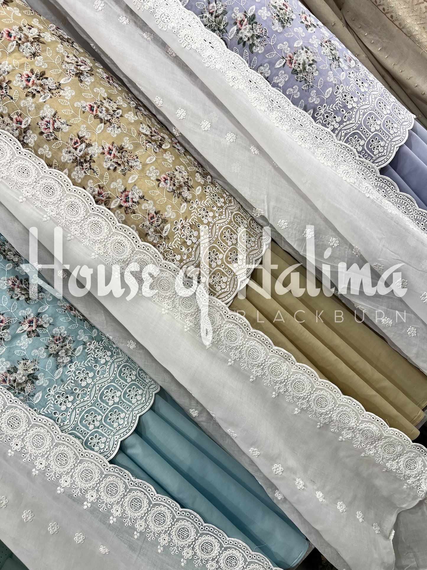 Chikankari cottons 3pcs