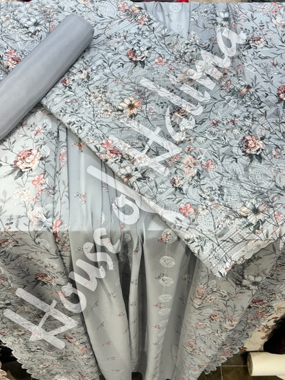 Digital print georgettes 4pcs