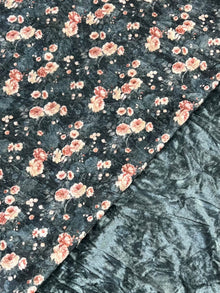 Crush velvet print 2 pieces