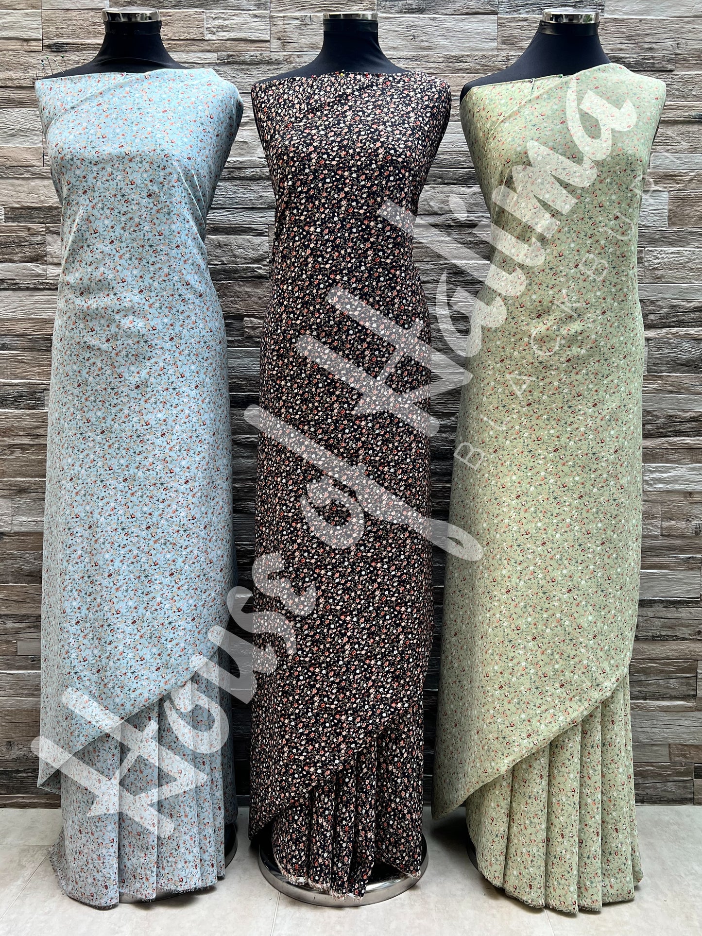 Indonesian georgette print 2pcs